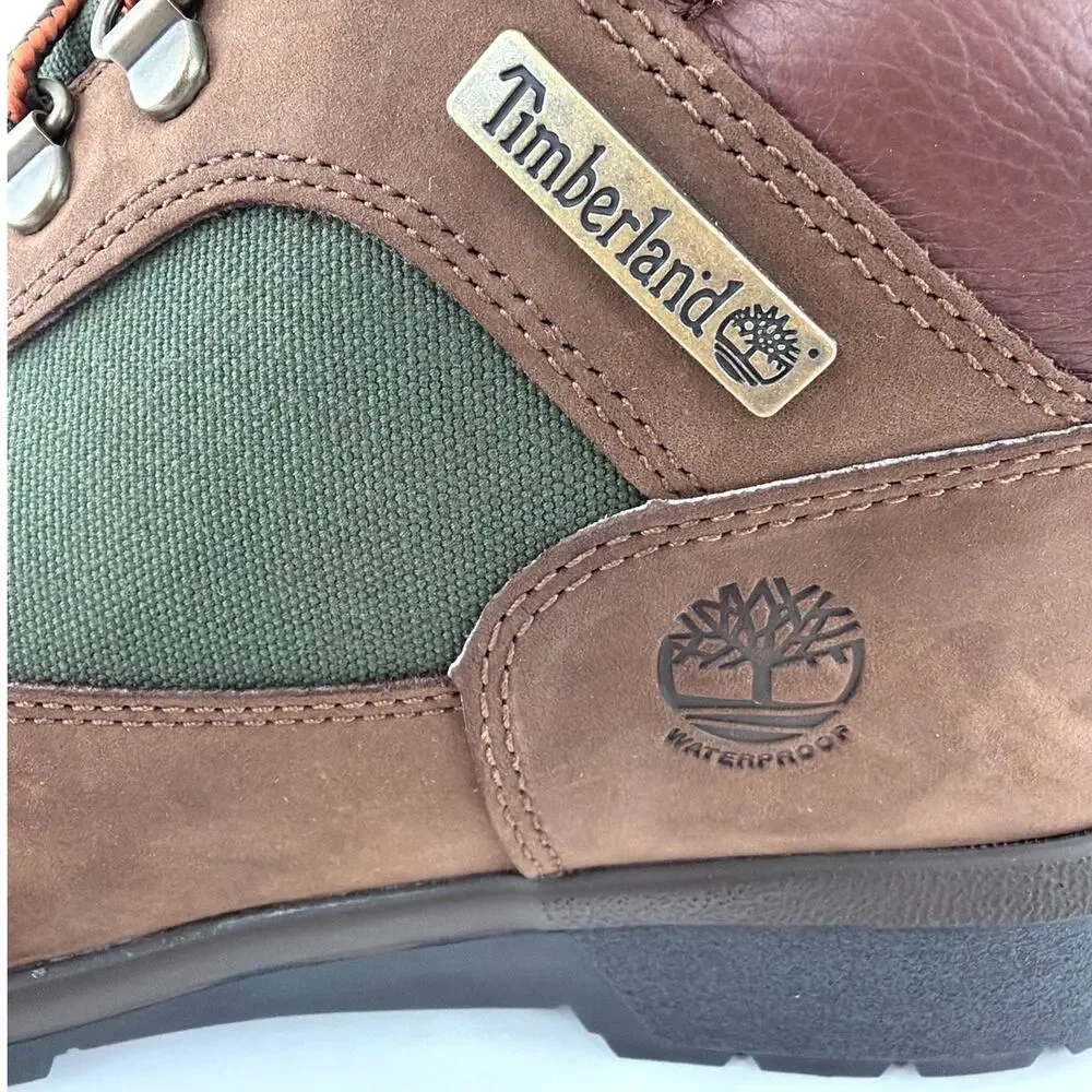 Timberland Men’s Chocolate Waterproof Field Boots Size 12